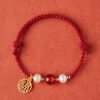 Fu Character-925 Sterling Silver Hollow Silver Fortune Charm(Wrist Circumference 14-18cm)