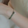 Green Peridot Bamboo(Wrist Circumference 14-17cm)
