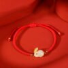 Hetian White Jade(ProtectionHappiness)(Wrist Circumference 14-20cm)
