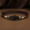 Brown String&Jade(Wrist Circumference 14-22cm)