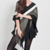 Black Gray White 72cm*90cm